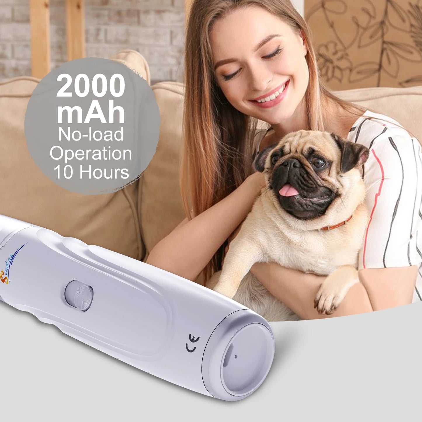 Electric Dogs Pet Cat Nail Grinder Clipper