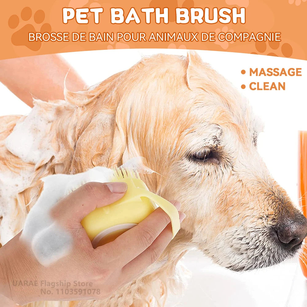 Dog and Cat Bathing Brush
